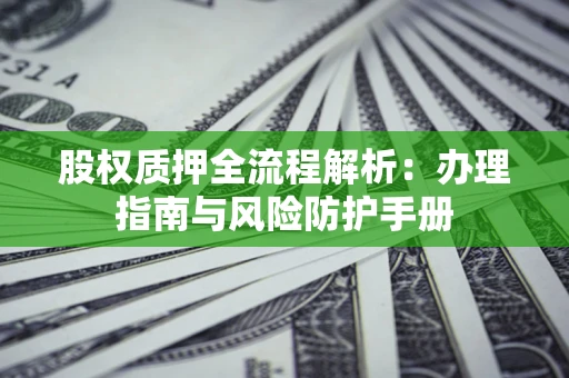 武汉股权质押全流程解析：办理指南与风险防护手册