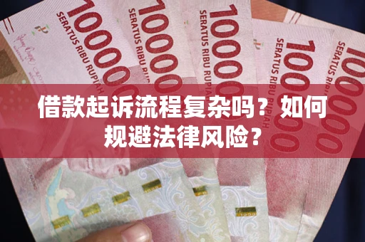 武汉借款起诉流程复杂吗？如何规避法律风险？