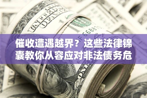 武汉催收遭遇越界？这些法律锦囊教你从容应对非法债务危机