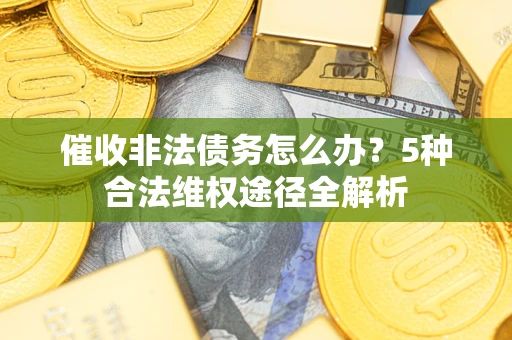 武汉催收非法债务怎么办？5种合法维权途径全解析